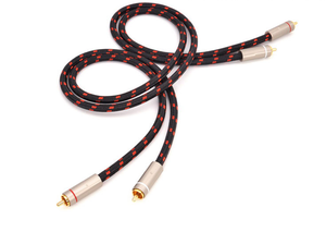 2 kabel <span class=keywords><strong>Audio</strong></span> <span class=keywords><strong>RCA</strong></span>: Speaker, Amplifier, kabel <span class=keywords><strong>Output</strong></span> <span class=keywords><strong>Audio</strong></span> DVD, kabel koaksial laki-laki ke laki-laki <span class=keywords><strong>RCA</strong></span> Tunggal - Product Image 3