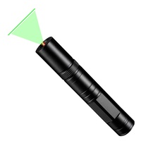 Stylo pointeur laser vert et rouge de type C avec ligne laser en alliage d'aluminium