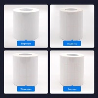 Étiquette adhésive en papier synthétique PP imperméable et anti-déchirure pour usage médical avec une forte résistance à la traction