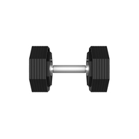Haltères en acier réglables, structure équilibrée moderne, haltères réglables pour les entraînements de musculation en salle