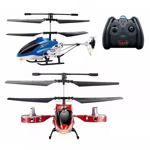 Hot selling Plastic Airplane Toy mini flying RC Helicopter Radio Controlled toys 2.4G Remote Control Aircraft for kids