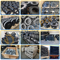 Galets de chenille pour bulldozer Komatsu D20 D4D D8T Ex200 Kobelco Sk35 Hyundai R60-7 Bobcat Kubota U35, galet inférieur D4C