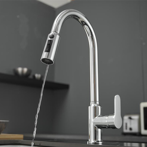 Grifo de Cocina Moderno de Latón con Rociador Extraíble, Monomando, Filtro de Purificación de Agua, 3 Vías, Modelo AT9718 - Product Image 5