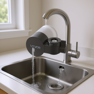 Filtro de agua para grifo de cocina Vevor, purificador redondo de plástico para agua potable directa - Product Image 2