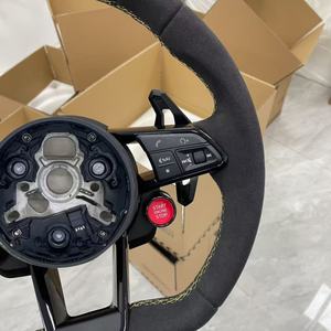 Volante Deportivo Personalizable de Alcántara para Audi A3 A5 A4 <span class=keywords><strong>A6</strong></span> Q5 Q7 A3 Q3 A7 TT S3 S4 S5 S7 RS4 RS5 - Product Image 3