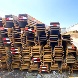 Q235 Q345 Q355D U-vormige damwand 400*100*10.5 600*210*18 damwand warmgewalst U-vormige damwand prijs per meter - Product Image 2