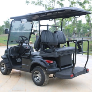 Chariot de golf <span class=keywords><strong>E</strong></span> haute performance en plein air chariot de golf tout-terrain petit chariot de golf à 4 roues à vendre - Product Image 5