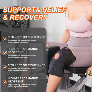 Genouillère de sport en silicone antidérapante à pression personnalisée, attelle de soutien du genou - Product Image 4