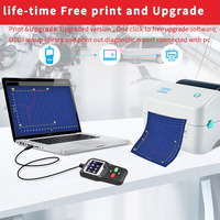 Outil de diagnostic automobile OBDII avancé KW680, multilingue, fonctionnalités OBD2 complètes pour garage et atelier