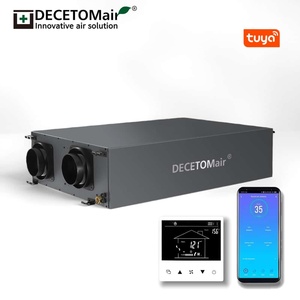 เครื่องฟอกอากาศ DECETOMair Smart Ceiling Fresh HRV ระบบระบายอากาศแบบกู้คืนความร้อนทั้งหมด พร้อมระบบลดความชื้น ERV สำหรับบ้าน ห้องน้ำ โรงแรม ภายนอกอาคาร ดีไซน์ทันสมัย Mi - Product Image 1