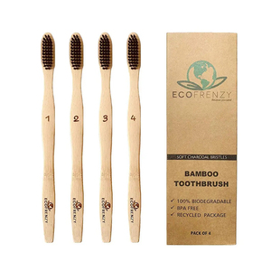 Brosse à dents <span class=keywords><strong>en</strong></span> papier kraft brun recyclé avec logo imprimé personnalisé Boîte d'emballage Laminage de tapis <span class=keywords><strong>et</strong></span> gaufrage pour le stockage du sérum de soin de la peau - Product Image 1