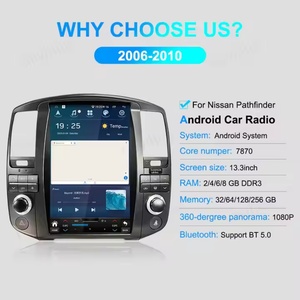 Navihua Car Radio <b>Stereo</b> Carplay Multimedia <b>System</b> GPS Navigation Android Auto Player for Nissan Pathfinder 2006-2010 - Product Image 4