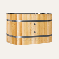 Baignoire ovale autoportante en acier inoxydable pour récupération musculaire par bain de glace, idéale pour usage hôtelier