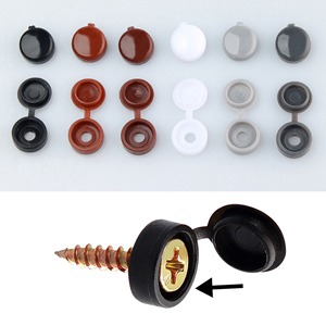 Tapa protectora de plástico con rosca para muebles, cabeza Phillips, duradera, estilo moderno y sencillo - Product Image 1