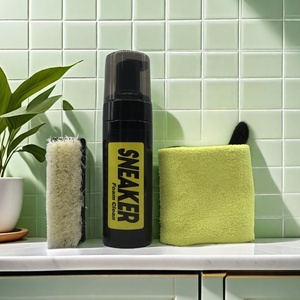 5 trong 1 tốt nhất hiệu quả thực vật tự nhiên chiết xuất giày làm sạch bảo vệ bộ Sneaker giày sạch Kit - Product Image 3