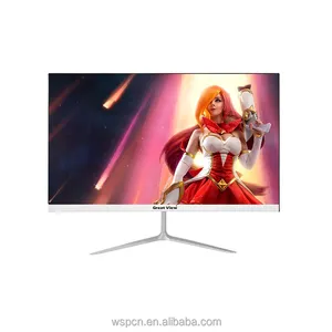 Factory customized white 32 inch 75HZ borderless Monitor With speaker