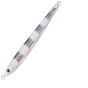 Leurre de pêche vertical métallique UV lumineux 20g-100g pour la pêche en eau profonde à chute lente, accessoires pour poissons d'eau salée - Product Image 1