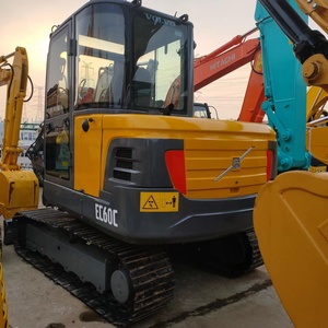 รถขุดมือสอง Volvo EC60C ขนาด 6 ตัน ระบบไฮดรอลิก แบบตีนตะขาบ ประสิทธิภาพสูง พร้อมใช้งาน กำลังแรง เสถียรภาพดี ขนาดเล็ก - Product Image 1