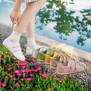 Zapatos Planos Estilo Coreano con Diseño de Lazo, Tipo Mary Jane, Cierre Deslizante, Doble Correa, Tendencia de Moda, Tacones Bajos, Parte Superior Alta, Otoño - Product Image 3