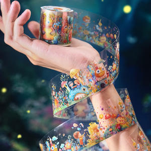 1 Rouleau <span class=keywords><strong>Strange</strong></span> Fairytale <span class=keywords><strong>World</strong></span> Series PET Tape Handbook Décoration Collage Matériel - Product Image 1