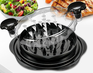 New 9.84-Inch High Quality Portable <b>Meat</b> and Beef Chicken Shredder <b>Tool</b> with Transparent Anti-Slip Lid for Kitchen Use - Product Image 4
