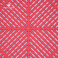 Dalles de sol de garage modernes en plastique PP à emboîtement, antidérapantes, robustes, pour entrepôt, avec design graphique pour usage intérieur