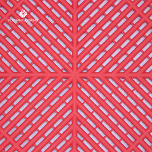 Dalles de <span class=keywords><strong>sol</strong></span> de <span class=keywords><strong>garage</strong></span> modernes en plastique PP à emboîtement, antidérapantes, robustes, pour entrepôt, avec design graphique pour usage intérieur - Product Image 2