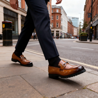 Chaussures Habillées Homme Professionnelles et de Bureau en PU Léger Antidérapantes à Enfiler, Vente en Gros d'Usine Économique