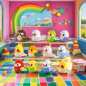 Vente chaude Mini En Plastique <span class=keywords><strong>Chien</strong></span> Kitty Assemblage Jouet Éducatif Construction Jouet Nouveau Micro Bloc De Construction Ensembles Modèle <span class=keywords><strong>pour</strong></span> Chiens - Product Image 3