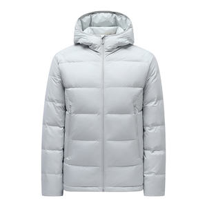 Veste d'hiver pour homme à fermeture éclair, couleur unie personnalisable, épaisse et chaude, veste matelassée pour homme, 2025 - Product Image 2