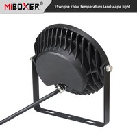 Lampe de jardin LED MiBoxer FUTC03 15W avec télécommande sans fil 24G et Wi-Fi pour utilisation en extérieur