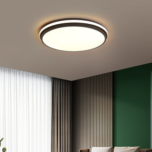 Lustre moderne rond carré en or noir 3CCT, lampe suspendue LED pour <span class=keywords><strong>plafond</strong></span>, pour <span class=keywords><strong>chambre</strong></span> à coucher - Product Image 6