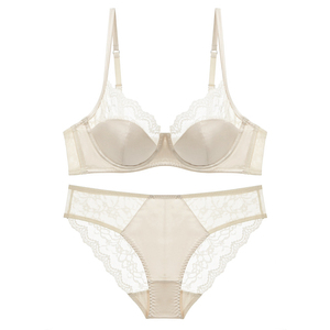 <span class=keywords><strong>Reggiseno</strong></span> Sexy Sottile <span class=keywords><strong>Senza</strong></span> Cuciture in Pizzo per Donne, Stile Francese, Morbido con <span class=keywords><strong>Ferretto</strong></span>, <span class=keywords><strong>Minimizer</strong></span> - Product Image 6