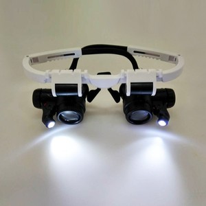 Headband Magnifier 9892H-1 8x 23x Magnification With Led Light For Watch Repair Inspection And Appraisal - Product Image 2