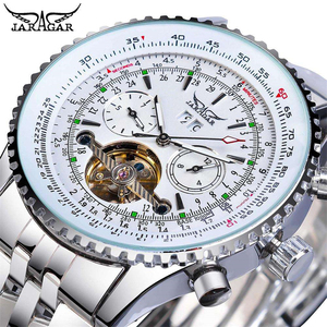 Montre Homme Mécanique Automatique Jaragar Tourbillon Chronographe 50mm Surdimensionnée Date Automatique Évidée Luxueuse – Meilleures Ventes - Product Image 4