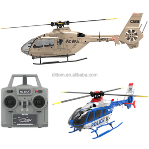 Hélicoptère RC 2.4G 6CH C123 Brushless à rotor unique, simulateur de positionnement à double flux, modèle d'avion de combat - Product Image 1