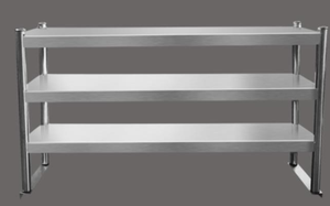 RUITAI High Quality Stainless Steel <strong>Worktable</strong> with Top Shelf / Back Shelf Work Table - Product Image 4