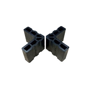 Plastic Corner Brackets 20x40x1.5mm Black Screw Installation Industrial <b>Door</b> <b>Window</b> <b>Accessories</b> - Product Image 4