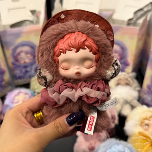 100% 공식 정품 스컬판다 인상파 시리즈 인기 판매 봉제 맞춤 장난감 귀여운 동물 디자인 플러시 인형 - Product Image 5