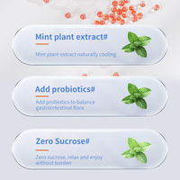 Vente en gros double couche double saveurs de qualité alimentaire plusieurs saveurs Capsules Boules de menthe Pop Beads gomme à mâcher en vrac frais