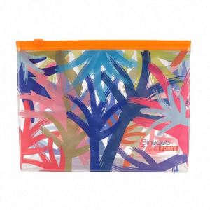 Pochette de maquillage transparente en PVC avec fermeture éclair, personnalisable avec logo, pour rangement cosmétique, cadeaux promotionnels d'entreprise personnalisés gratuits - Product Image 3