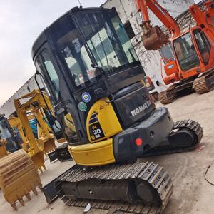 Mini-excavatrice Komatsu Pc30MR d'occasion de 20 tonnes, importée de haute qualité avec pompe moteur et PLC - Product Image 2