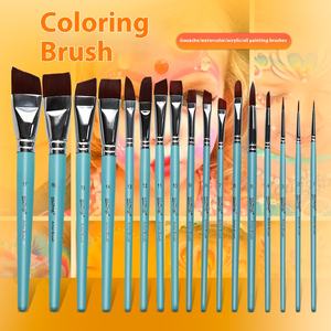 ชุดแปรงเพ้นท์หน้า 17 ชิ้น สำหรับงานศิลปะบนร่างกา<span class=keywords><strong>ย</strong></span> แปรงปลายแบน แปรงปลายเฉียง และอุปกรณ์วาดเส้นขอบและลายนูน ขา<span class=keywords><strong>ย</strong></span>ส่ง - Product Image 3