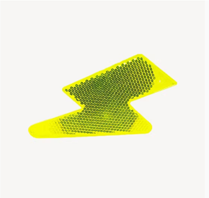 Reflector <span class=keywords><strong>de</strong></span> <span class=keywords><strong>Seguridad</strong></span> para Bicicleta KB306 con Forma <span class=keywords><strong>de</strong></span> Rayo, Reflector Amarillo Brillante para Llanta <span class=keywords><strong>de</strong></span> Bicicleta, Reflector <span class=keywords><strong>de</strong></span> Advertencia <span class=keywords><strong>de</strong></span> <span class=keywords><strong>Seguridad</strong></span> para Ciclismo con Clip - Product Image 2