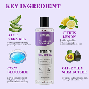 Soins des parties intimes féminines naturelles et biologiques, <span class=keywords><strong>gel</strong></span> <span class=keywords><strong>nettoyant</strong></span> pour le corps, nourrissant, hydratant, éliminant les odeurs - Product Image 4