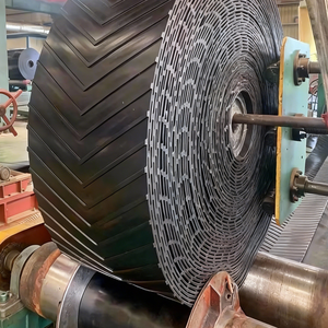 Bande transporteuse industrielle pour le sable et le gravier, en PVC, PU, caoutchouc, EP, à <span class=keywords><strong>chevrons</strong></span> plats, en forme de V, à paroi latérale inclinée, antibactérienne, personnalisée - Product Image 3