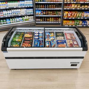 Vitrine Réfrigérée Commerciale de Haute Qualité pour Supermarché, Monotempérature, Dégivrage Automatique - Product Image 1