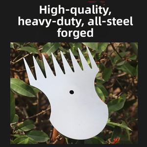 <span class=keywords><strong>Houe</strong></span> multifonction à huit <span class=keywords><strong>dents</strong></span> en acier au manganèse, idéale pour le désherbage des petites fleurs, le creusement de légumes et le travail du sol domestique. - Product Image 4