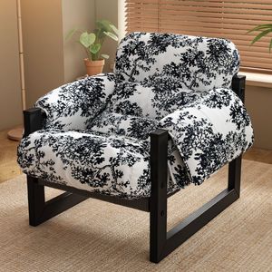 Fauteuil de salon moderne en tissu imprimé, avec structure en <span class=keywords><strong>bois</strong></span> rembourrée, fauteuil d'appoint pour salon, mobilier d'hôtel, vente en gros, OEM, ventes personnalisées - Product Image 3