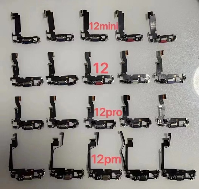1pcs Pull Original Charging Flex Cable for iPhone 11/12/13/14/15 Series Charger Dock Connector USB Port Repair Part